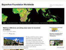 Tablet Screenshot of fdnbayanihan.org